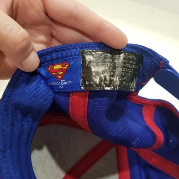 Superman no cape Snap back hat Like new - Picture 6 of 7